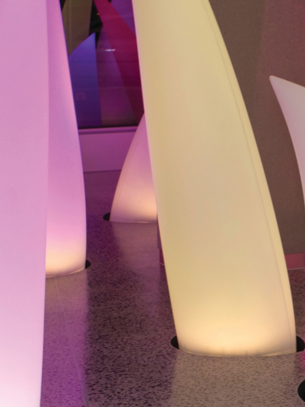 A photograph of the art installation in the ACTEW AGL foyer 